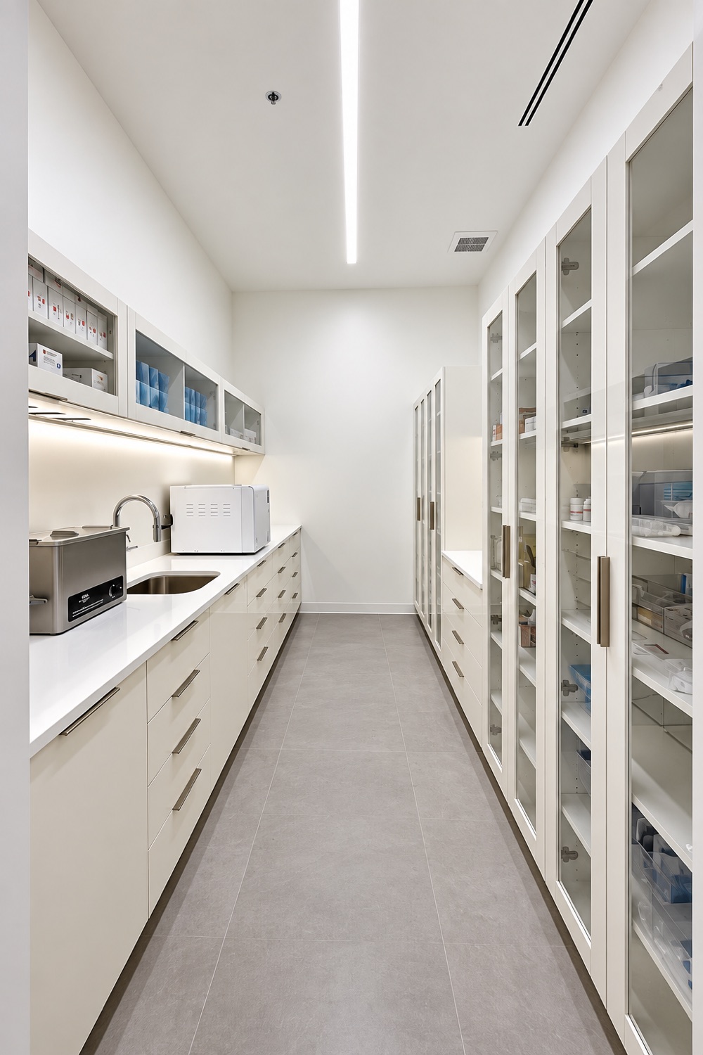 Dedicated sterilization and instrument-processing center at Westpark Dental Studio in Tysons Corner, VA